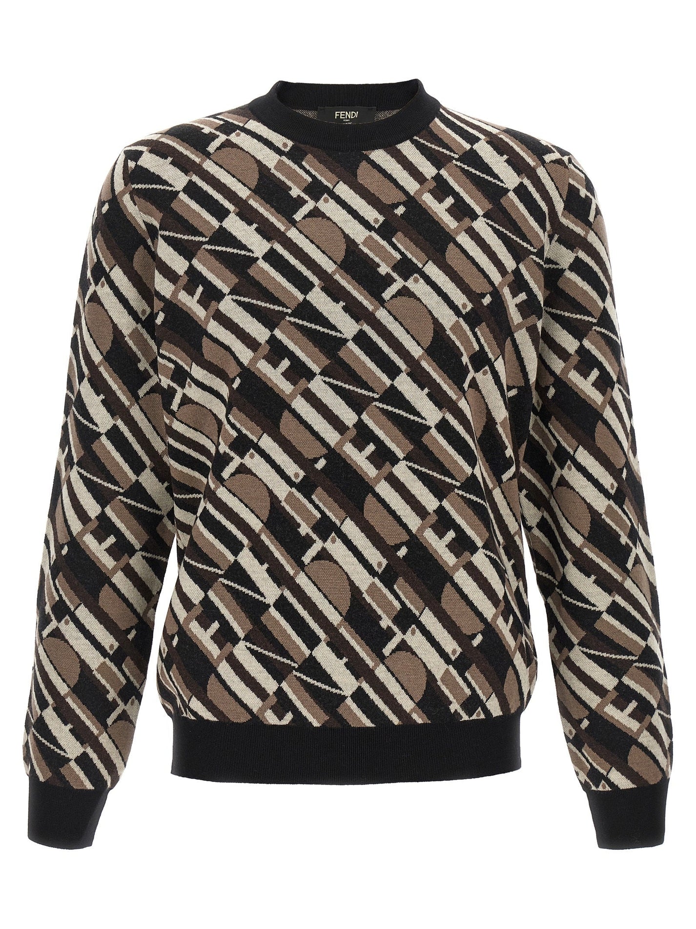 FENDI - FENDI - ’Fendi Tape’ sweater - Men’s Knitwear