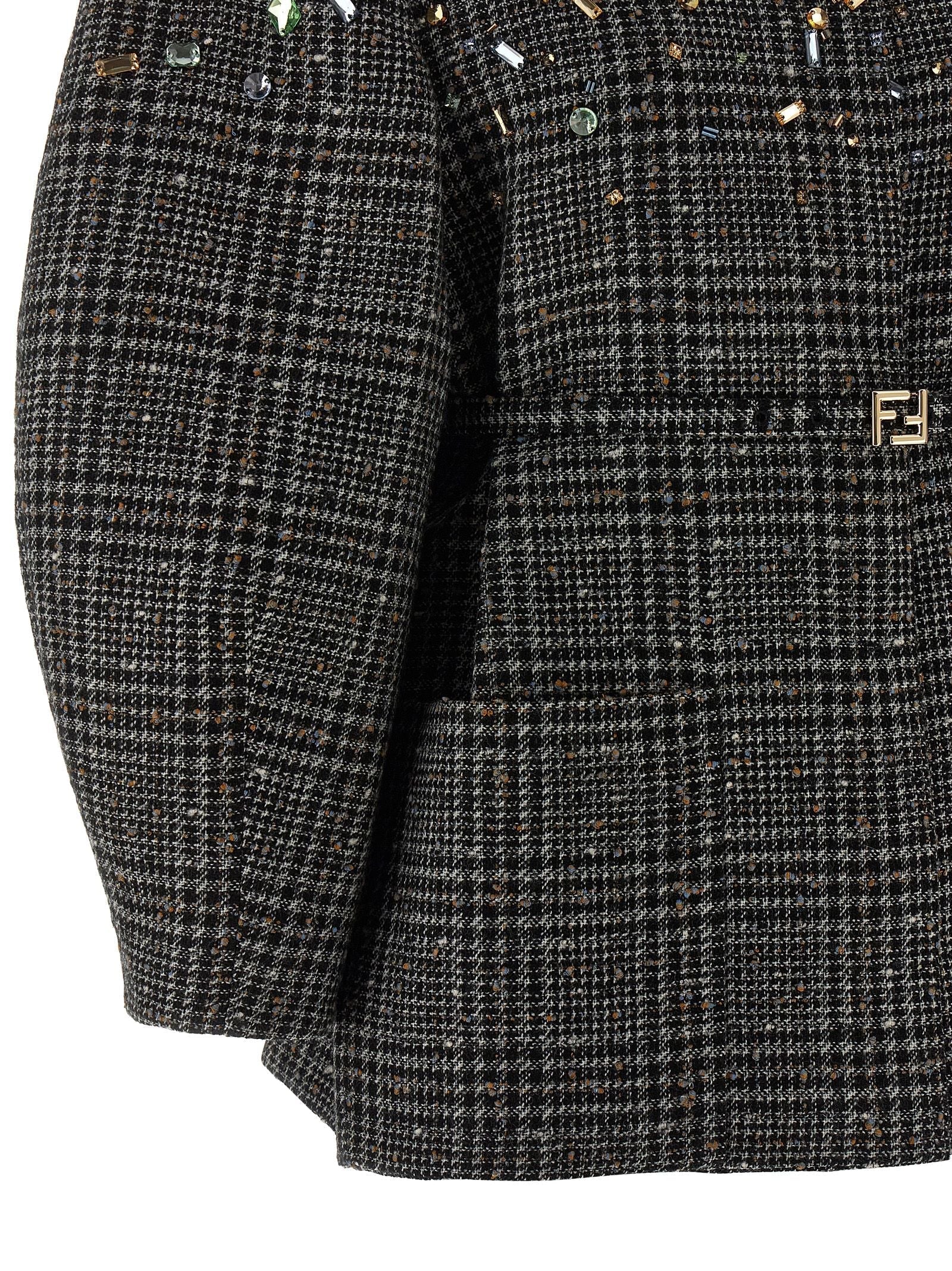 FENDI - FENDI - Tweed jacket - Women’s Outerwear
