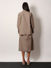 Fendi - Fendi Cotton And Silk Chemisiere Dress - Woman-&gt;Clothing-&gt;Dresses-&gt;Vestiti Lunghi