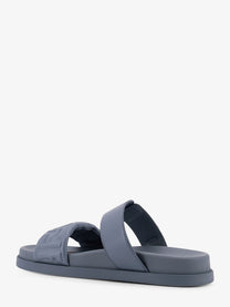 Fendi Women's Fendi Feel Low Leather Sandals Grey