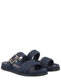 Fendi Women's Fendi Feel Sandal Blue