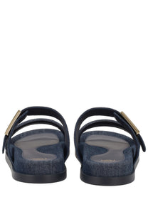 Fendi Women's Fendi Feel Sandal Blue