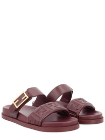 Fendi Women's Fendi Feel Sandal Red