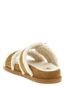 Fendi Fendi Feel Sandals Beige