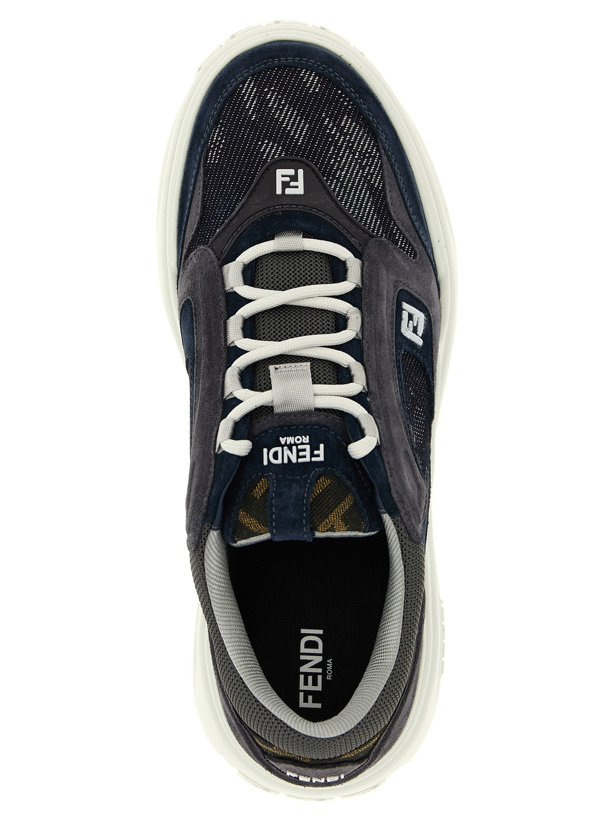Fendi Fendi Force Sneakers Gold, view 4