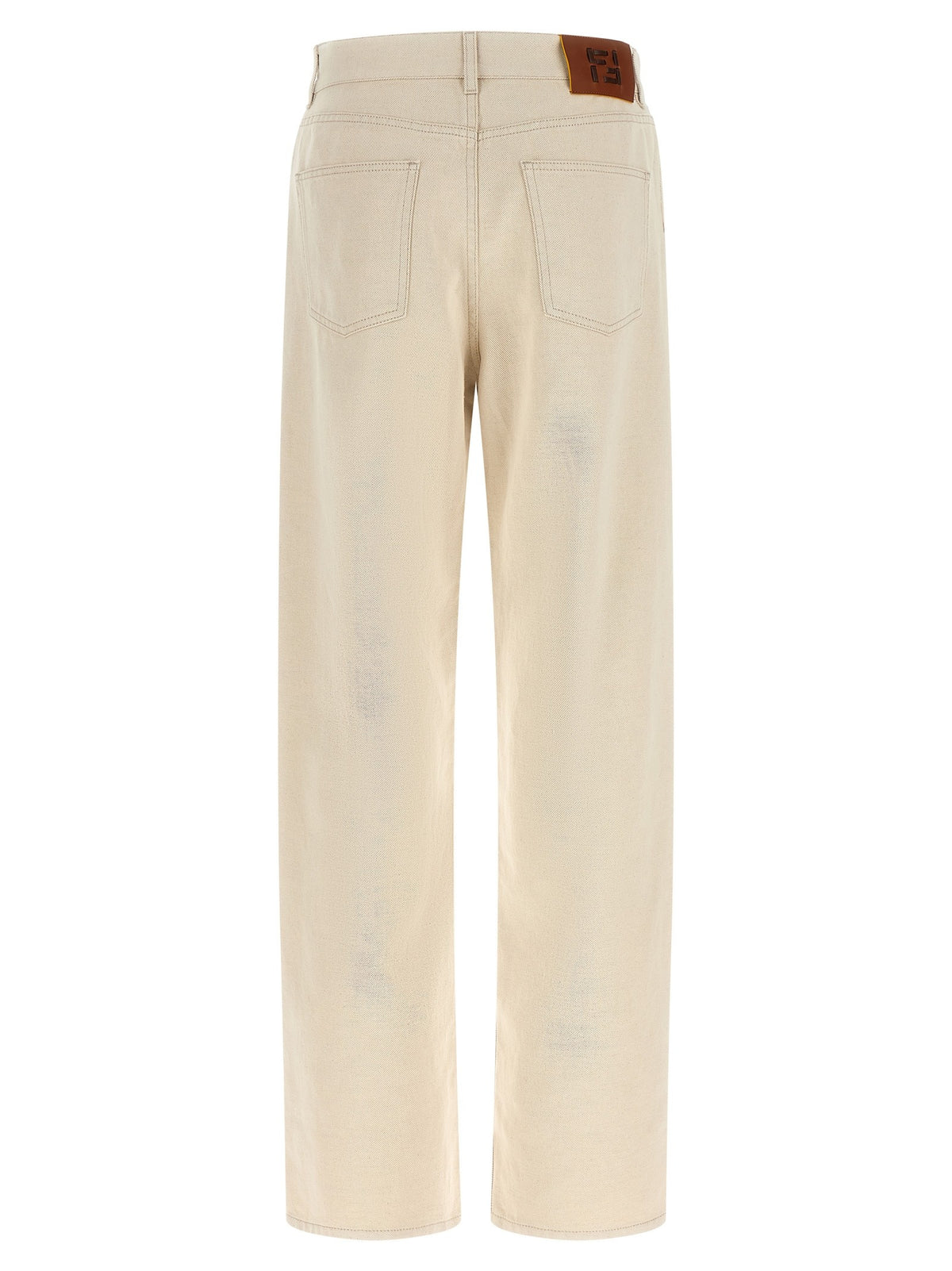 Fendi FF Reverse Jeans Beige, view 2