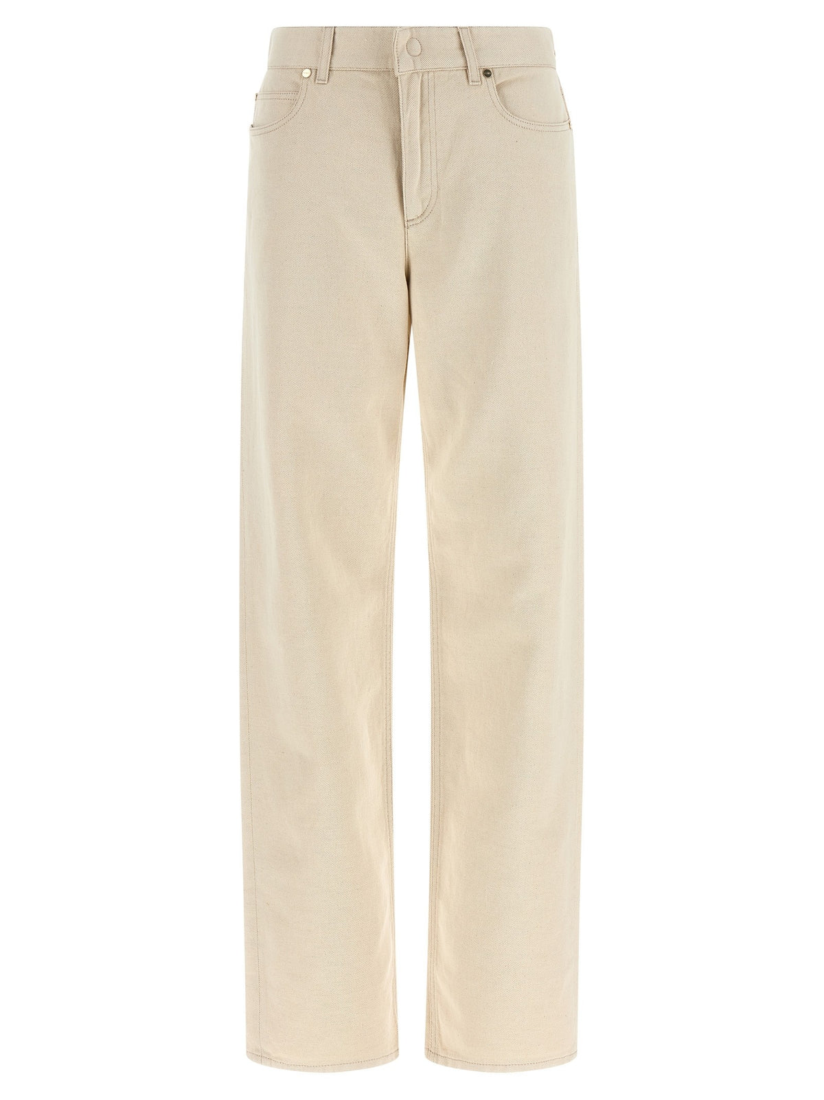Fendi FF Reverse Jeans Beige