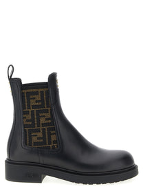 Fendi Fendi Filo Ankle Boots Black