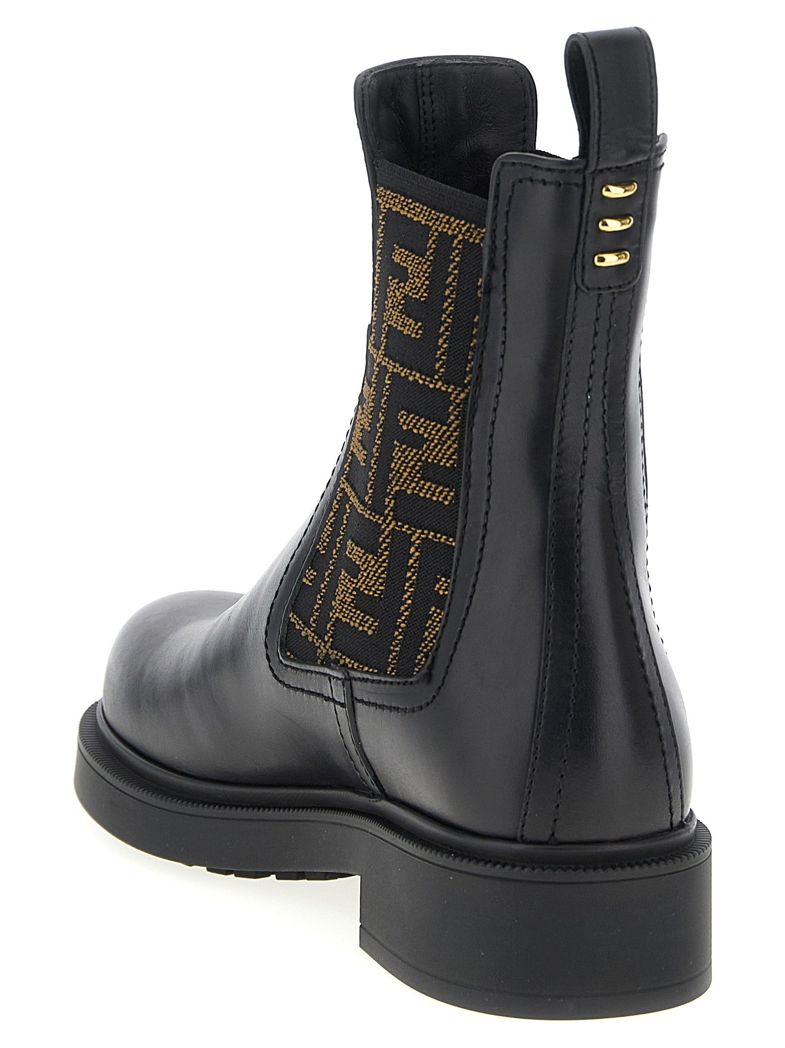 Fendi Fendi Filo Ankle Boots Black