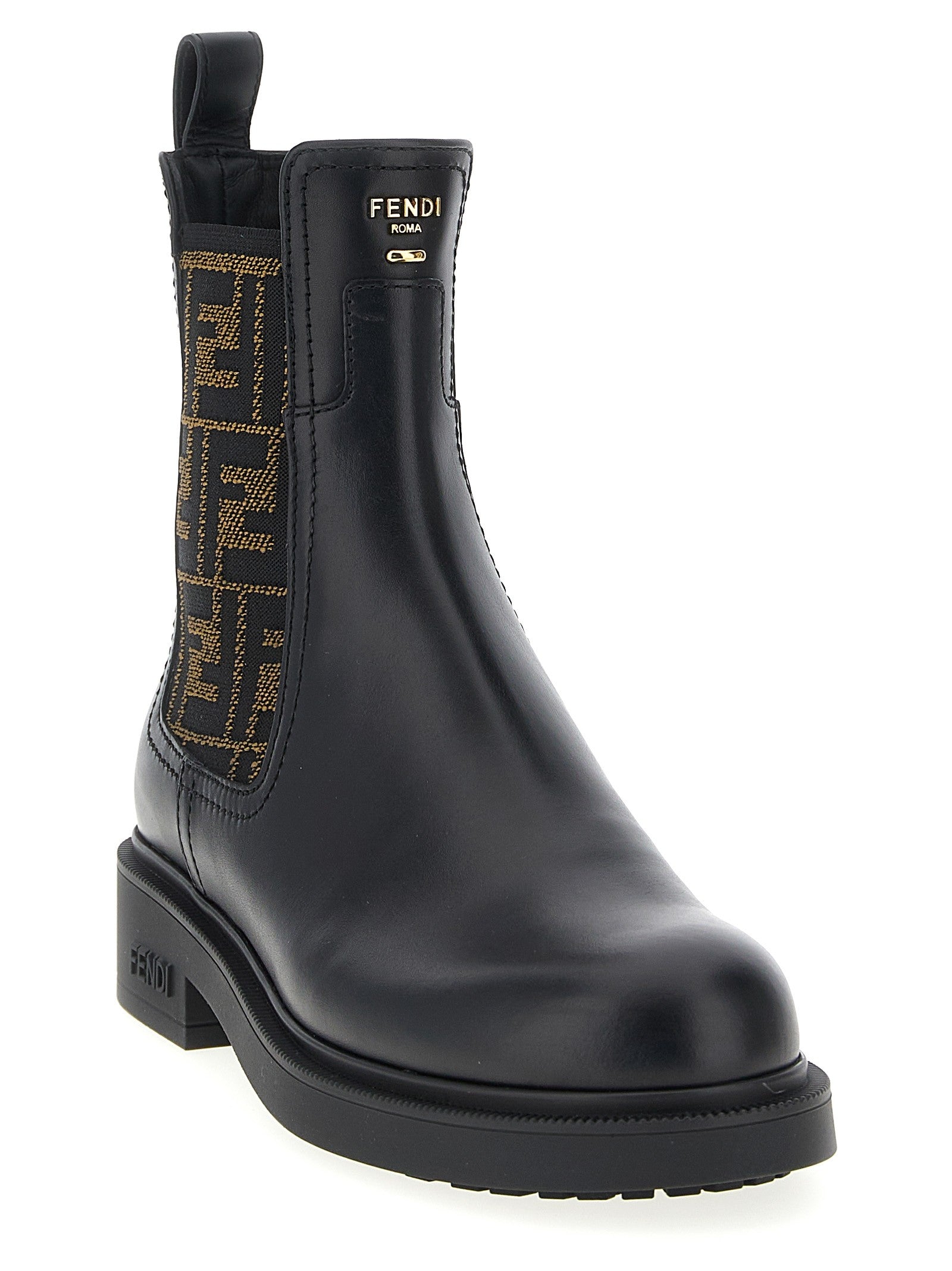 Fendi Fendi Filo Ankle Boots Black