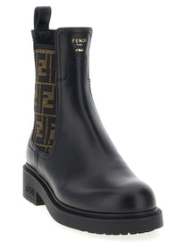 Fendi Fendi Filo Ankle Boots Black