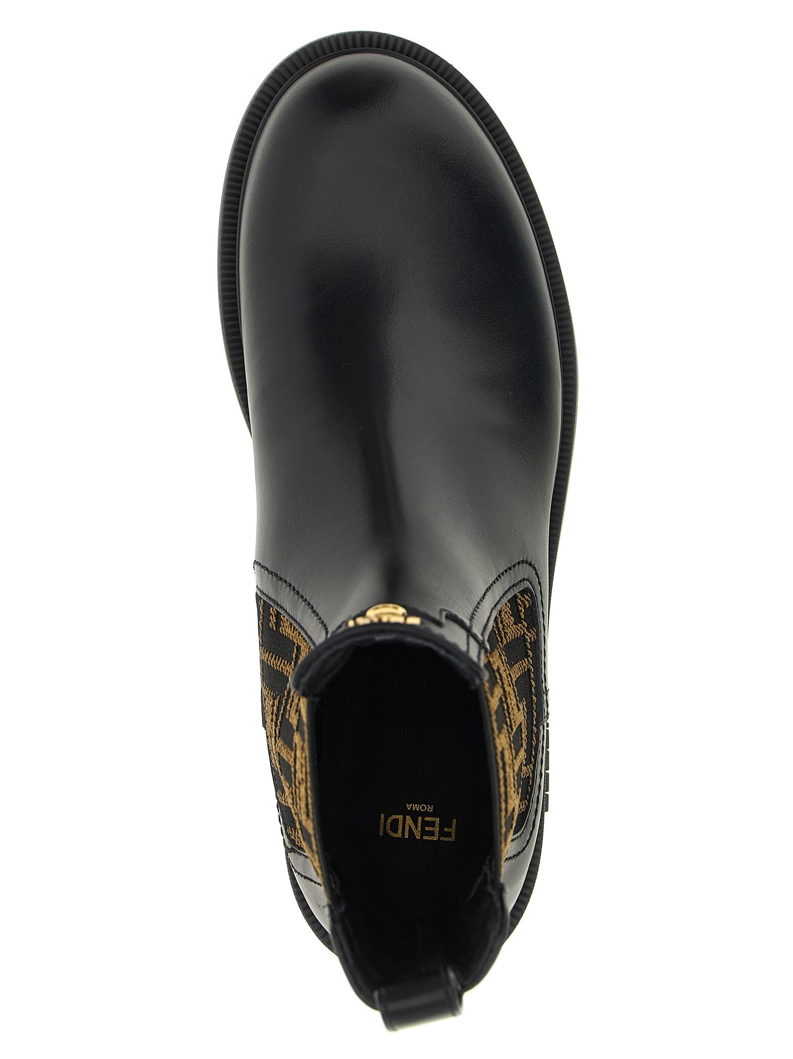 Fendi Fendi Filo Ankle Boots Black