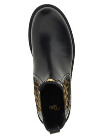 Fendi Fendi Filo Ankle Boots Black