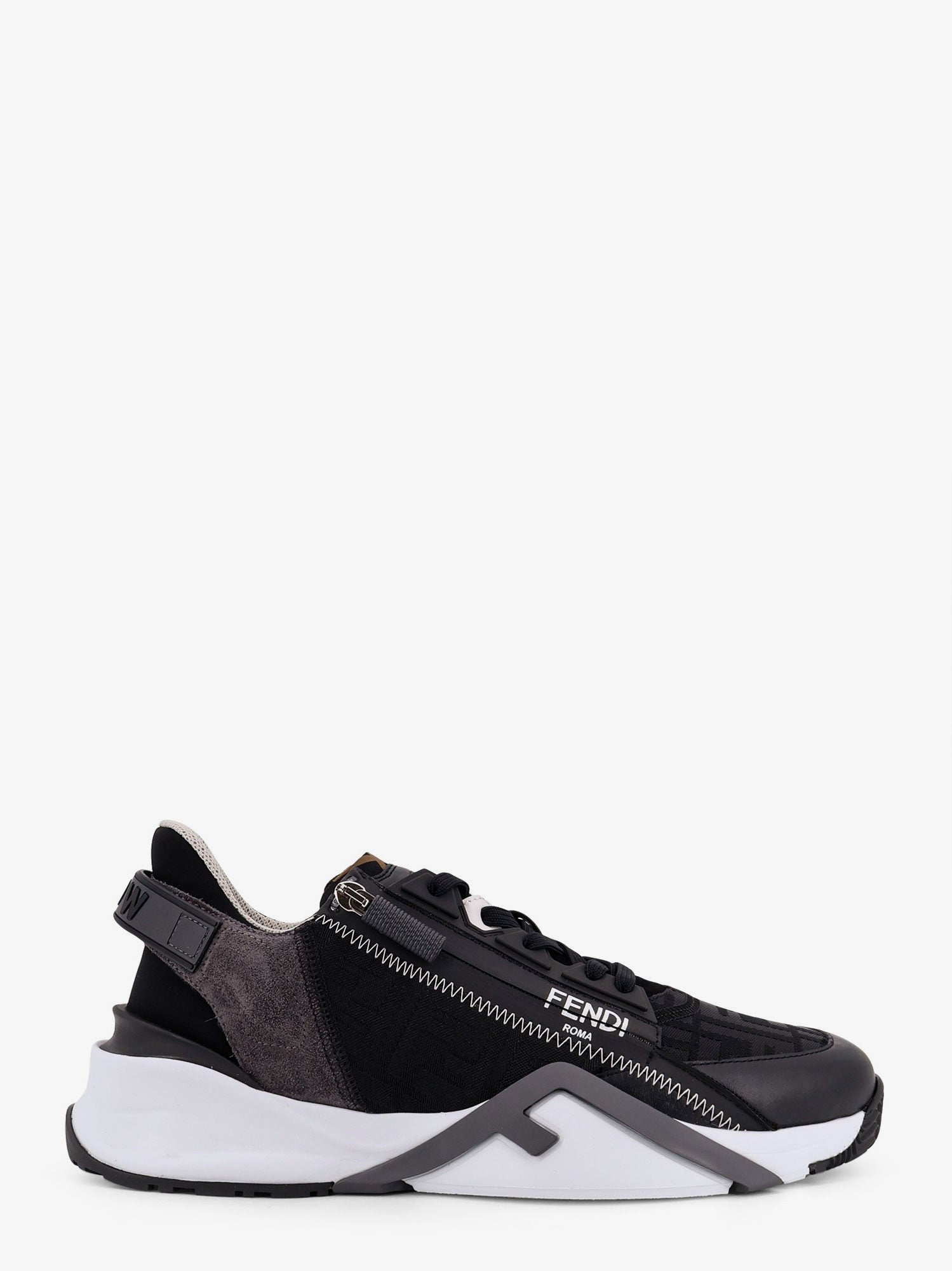 Fendi Men's Fendi Flow Slip on Sneakers Black