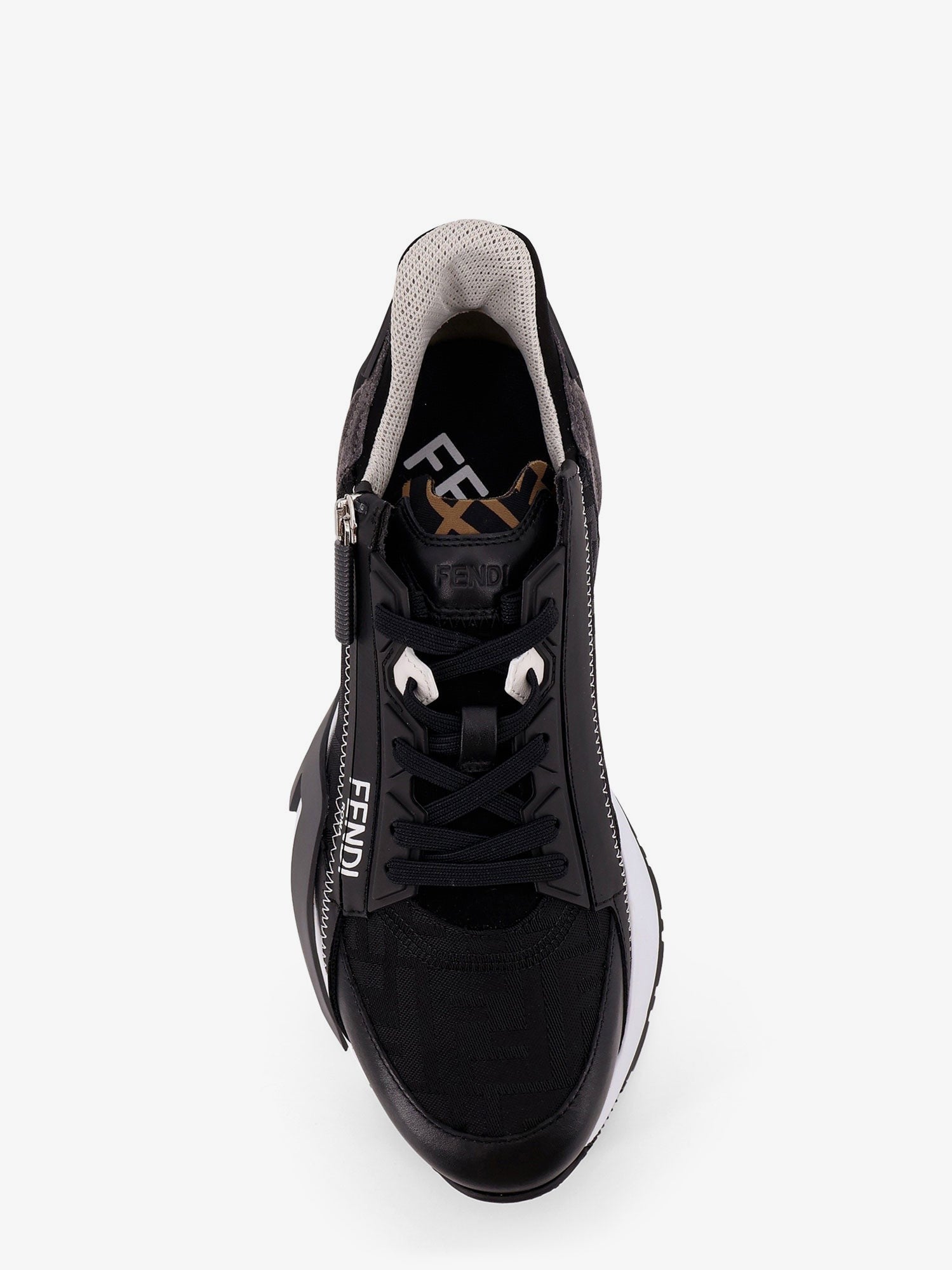 Fendi Men's Fendi Flow Slip on Sneakers Black
