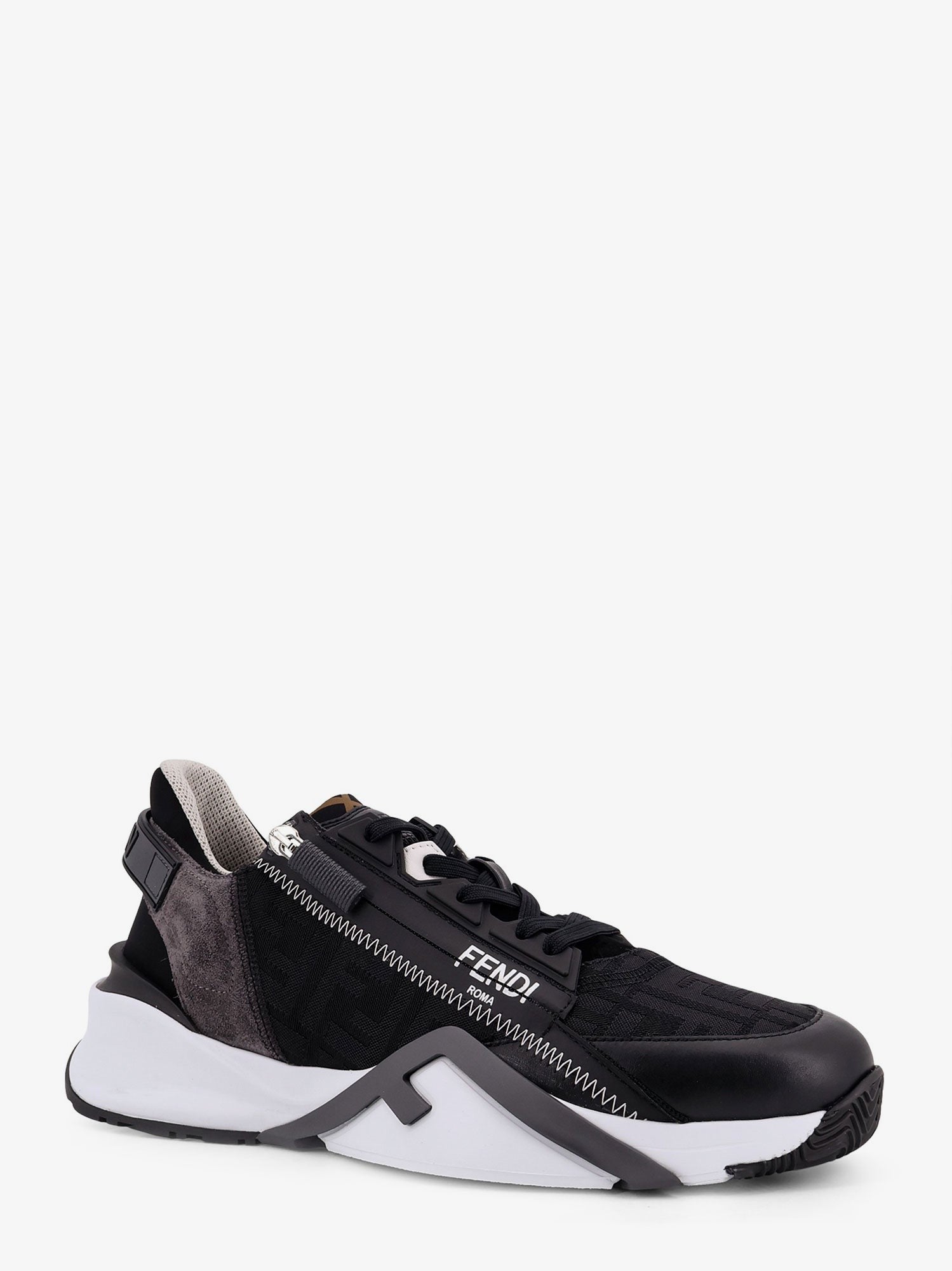 Fendi Men's Fendi Flow Slip on Sneakers Black