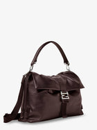 Fendi Men's Fendi Flux Maxi Messenger Leather Shoulder Bag Brown, view 4