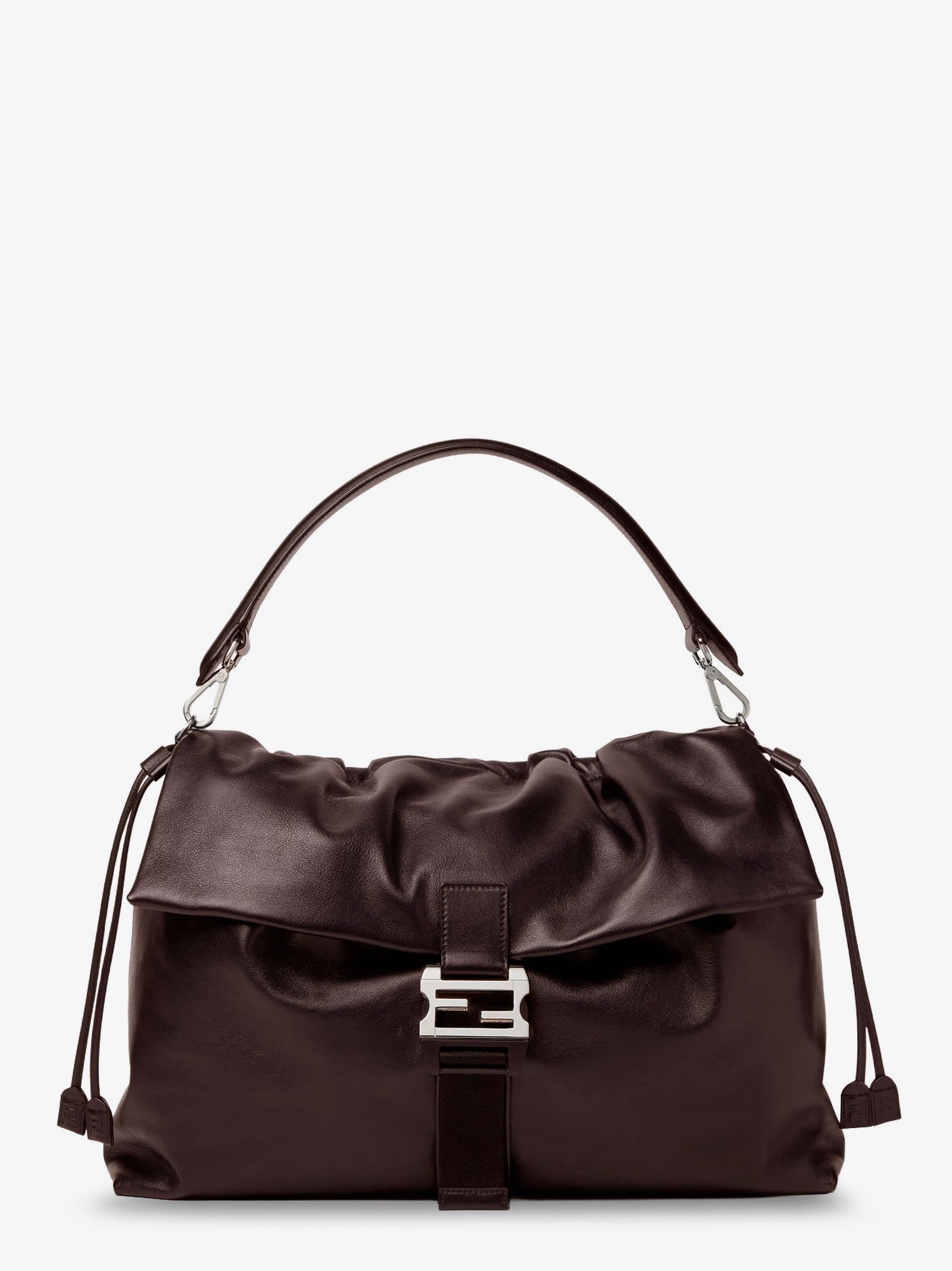 Fendi Men's Fendi Flux Maxi Messanger Handbag Brown