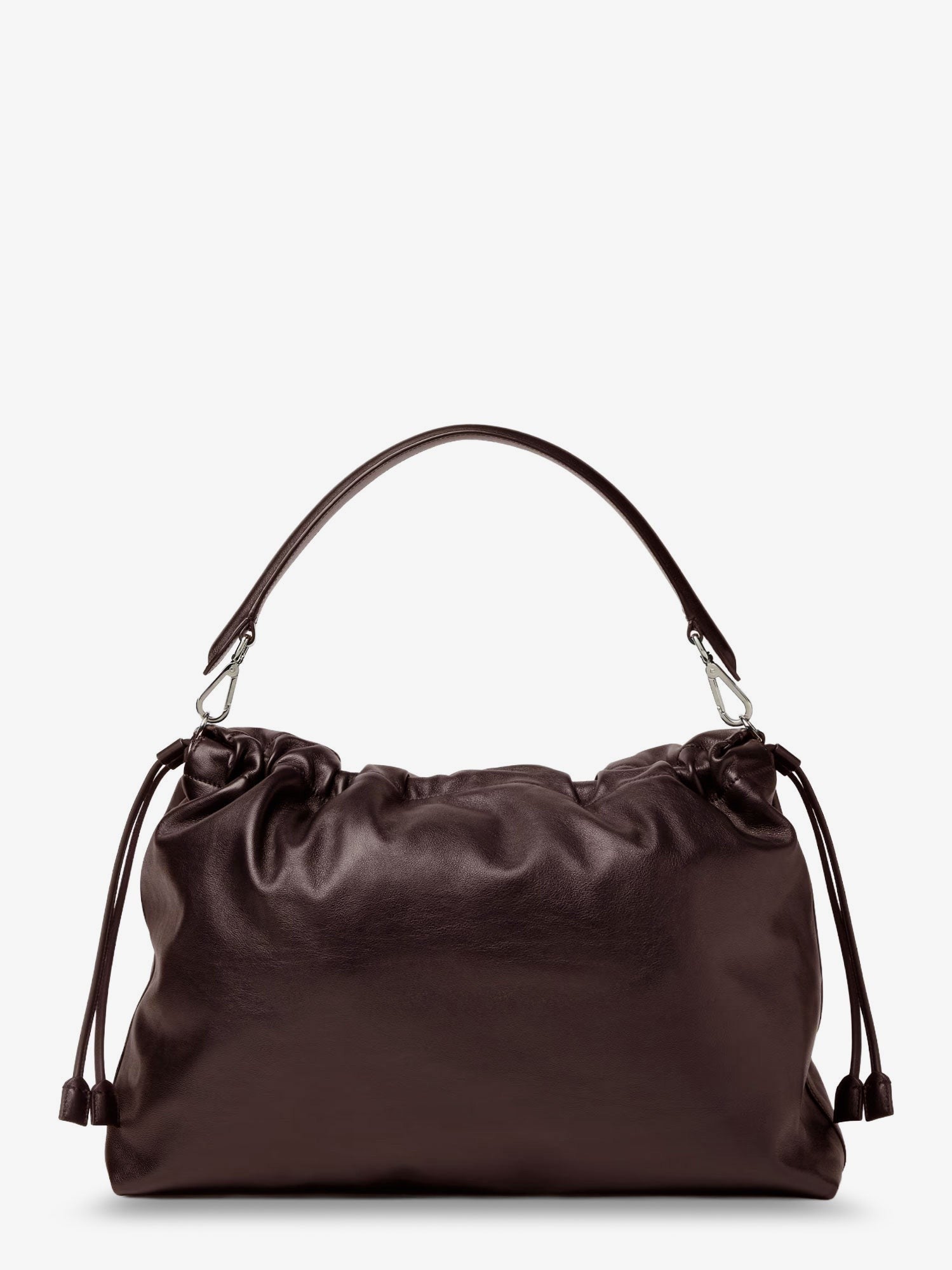 Fendi Men's Fendi Flux Maxi Messenger Leather Shoulder Bag Brown
