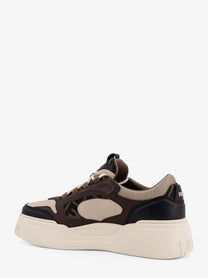 Fendi Men's Fendi Force Leather Sneakers Black