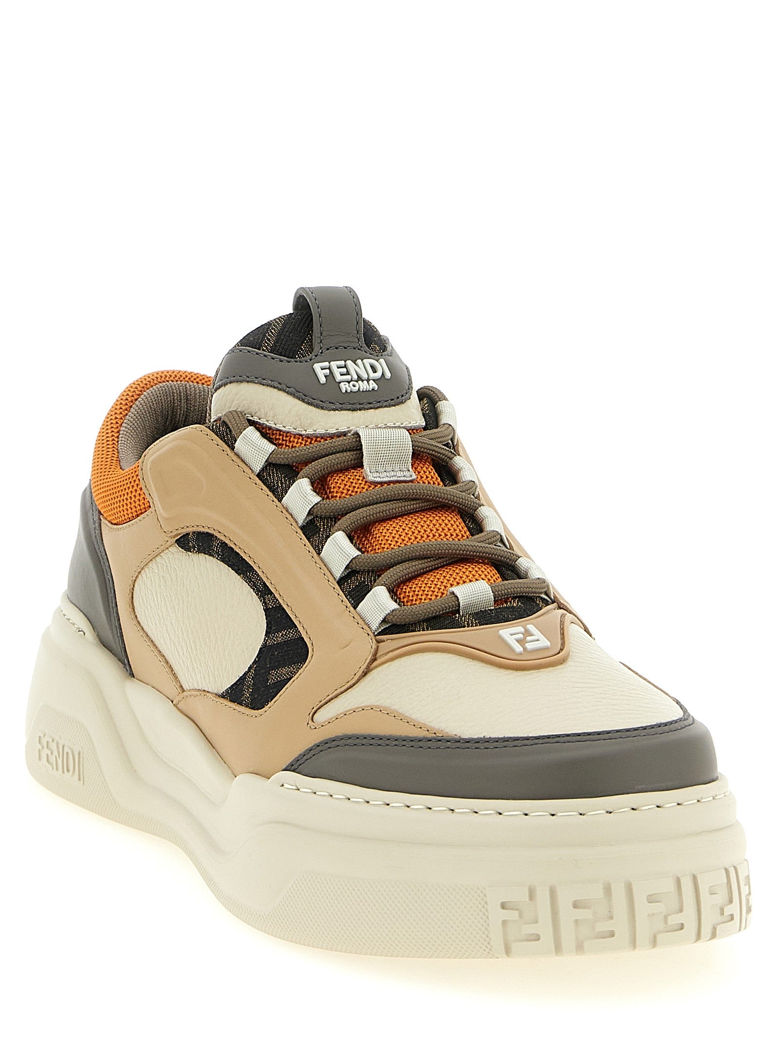 Fendi Fendi Force Sneakers Gold