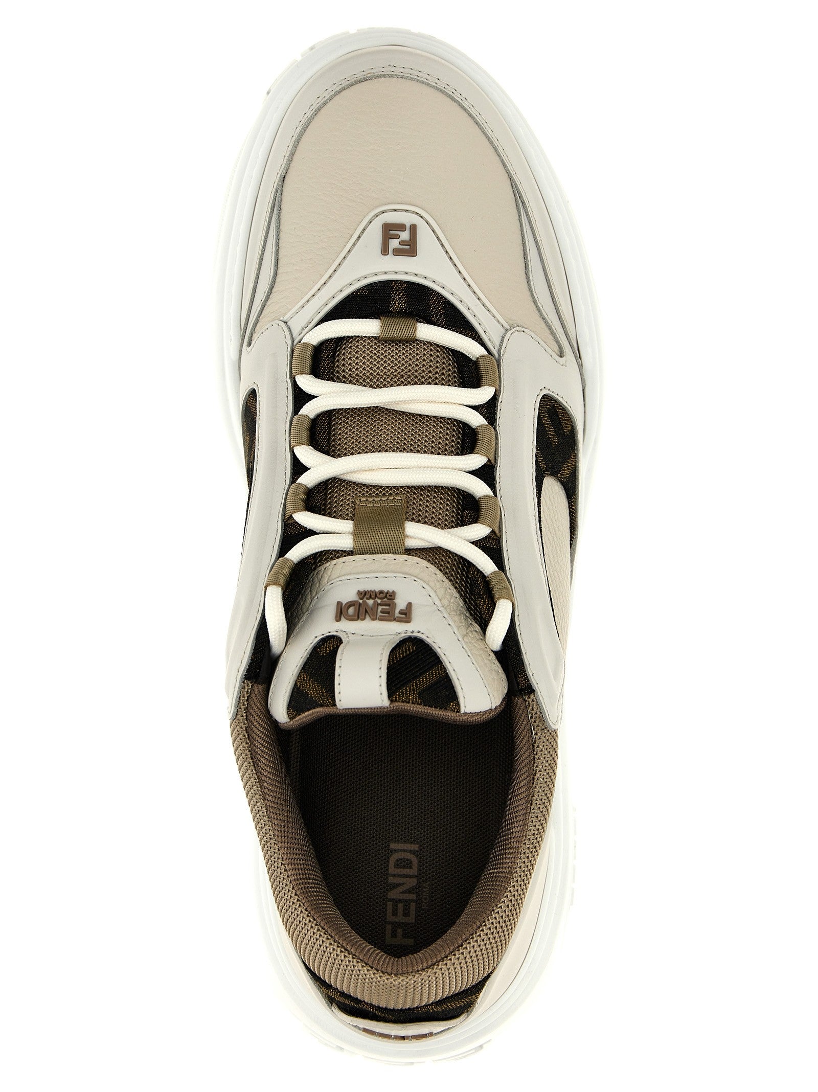 Fendi Fendi Force Sneakers Gold