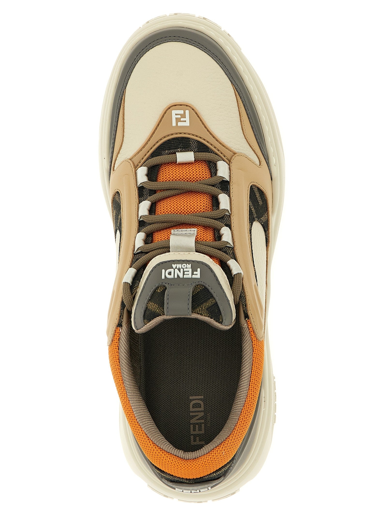 Fendi Fendi Force Sneakers Gold