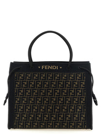 Fendi Women's Magic Shopper Bag in FF Fabric Brown