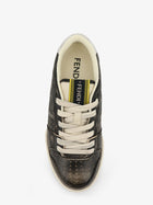 Fendi Women's Fendi Match Leather Sneakers Black