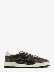 Fendi Women's Fendi Match Leather Sneakers Black