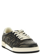 Fendi Men's Fendi Match Low Top Sneakers Black, view 2