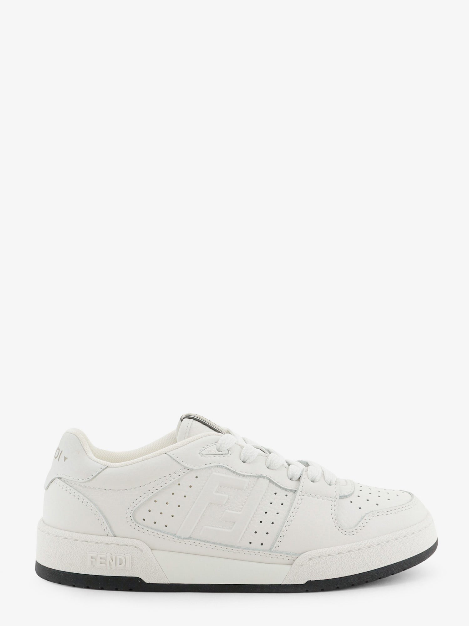 Fendi Women's Fendi Match Leather Sneakers White