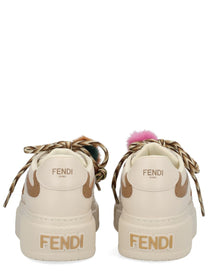 Fendi Women's Fendi Match Sneaker Beige