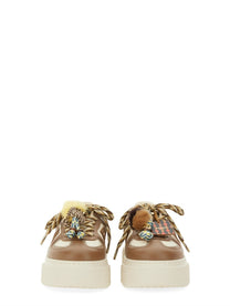 Fendi Women's Fendi Match Sneaker Beige