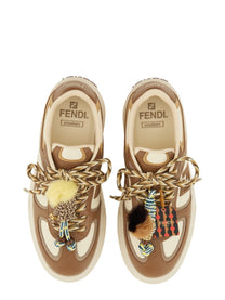 Fendi Women's Fendi Match Sneaker Beige