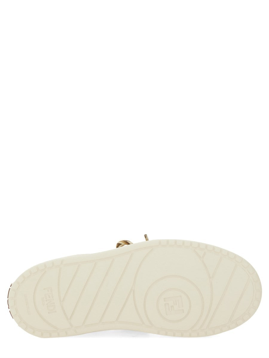 Fendi Women's Fendi Match Sneaker Beige