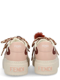 Fendi Women's Fendi Match Sneaker Beige