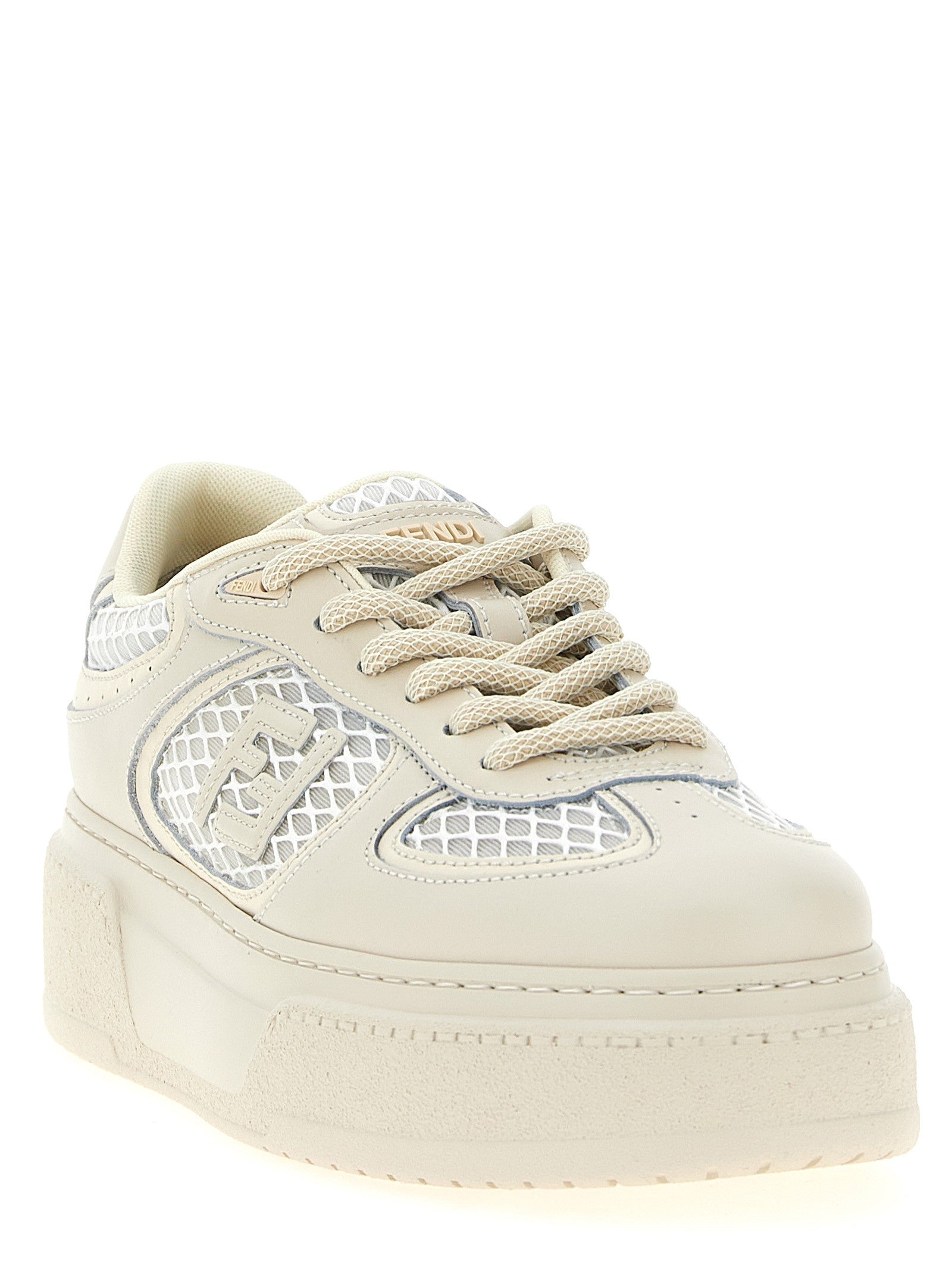Fendi Fendi Match Sneakers Beige