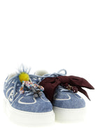 Fendi Fendi Match Sneakers Blue, view 3