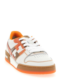 Fendi Fendi Match Sneakers Orange