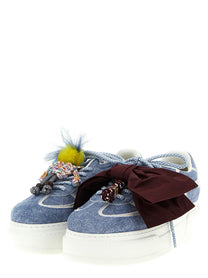 Fendi Fendi Match Sneakers Blue