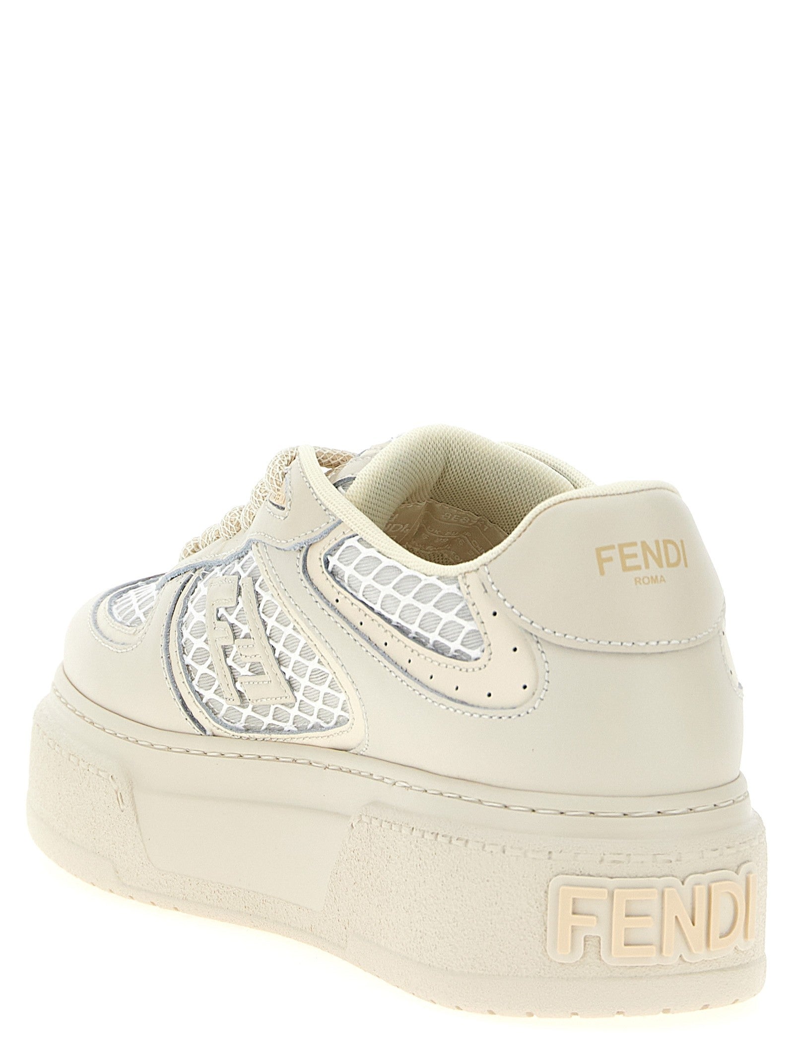 Fendi Fendi Match Sneakers Beige