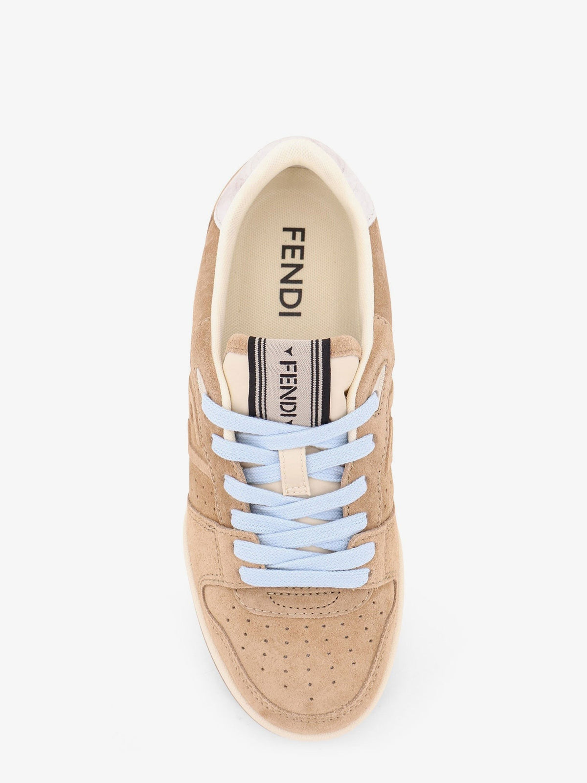Fendi Women's Fendi Match Suede Sneakers White