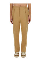 Fendi Men's Canvas Pants Brown