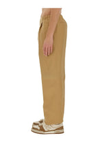 Fendi Men's Canvas Pants Brown, view 4