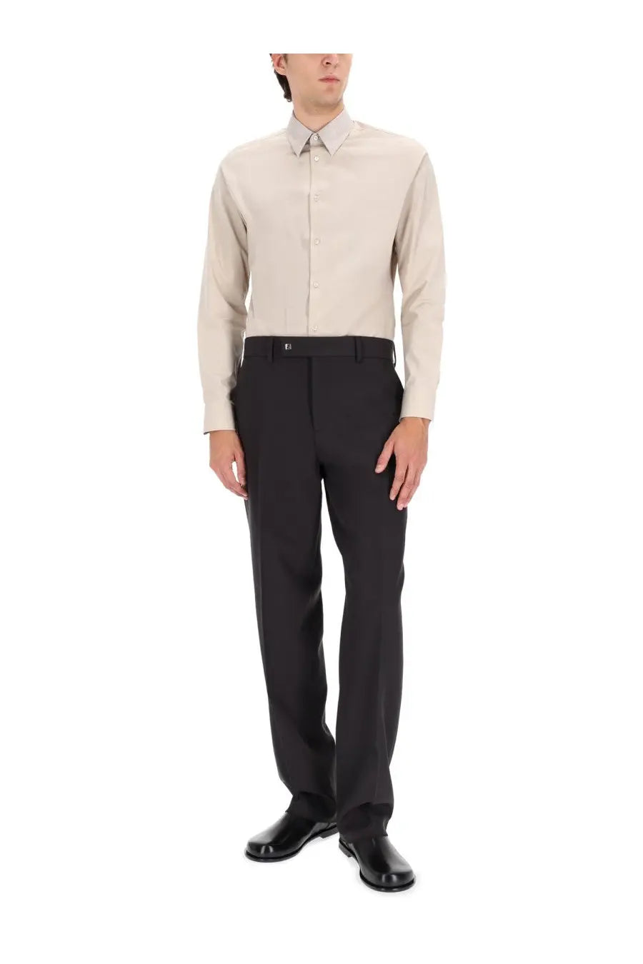 Fendi Men's Cotton Shirt White, view 2