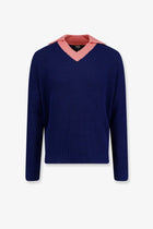 Fendi Men's Cotton Sweater Blue