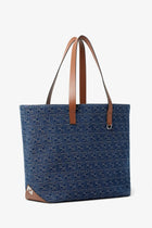 Fendi Men's FF Jacquard Tote Bag Beige, view 3