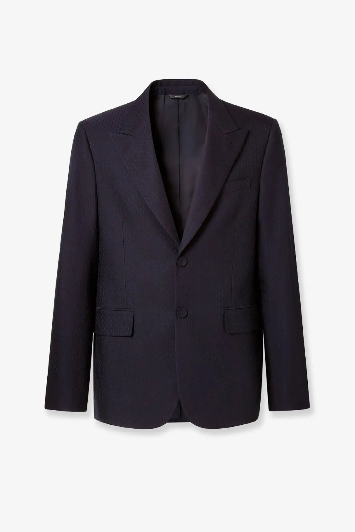 Fendi Men's Formal Wool and Cotton Blazer Grey