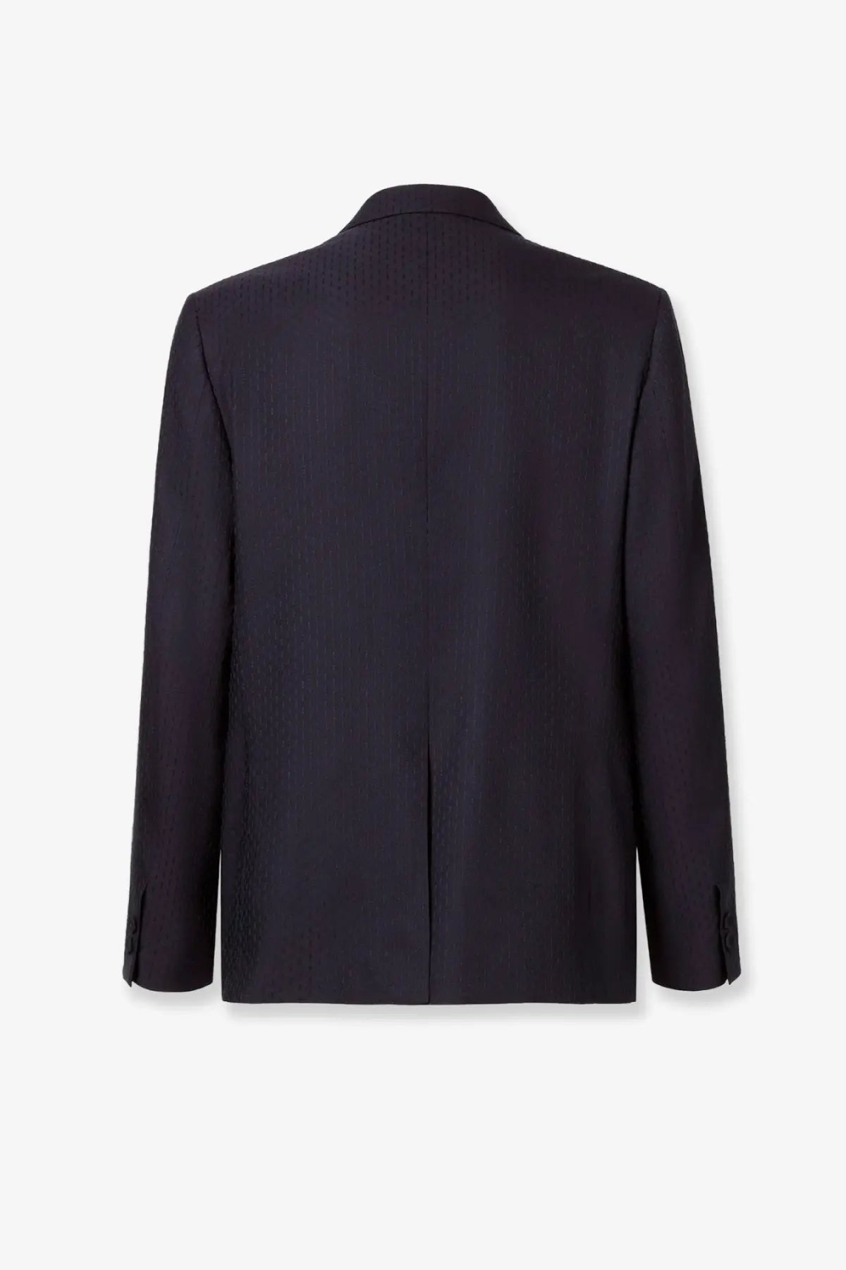 Fendi Men's Formal Wool and Cotton Blazer Grey, view 4